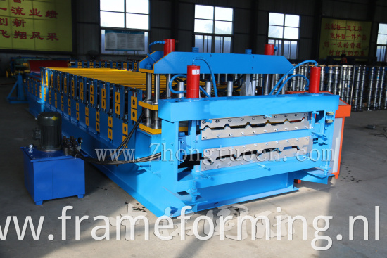 double roof forming machine